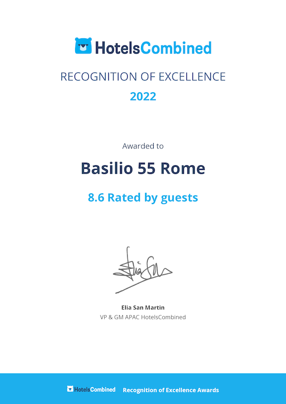 HotelsCombined 2020 Rewards Basilio 55 Rome